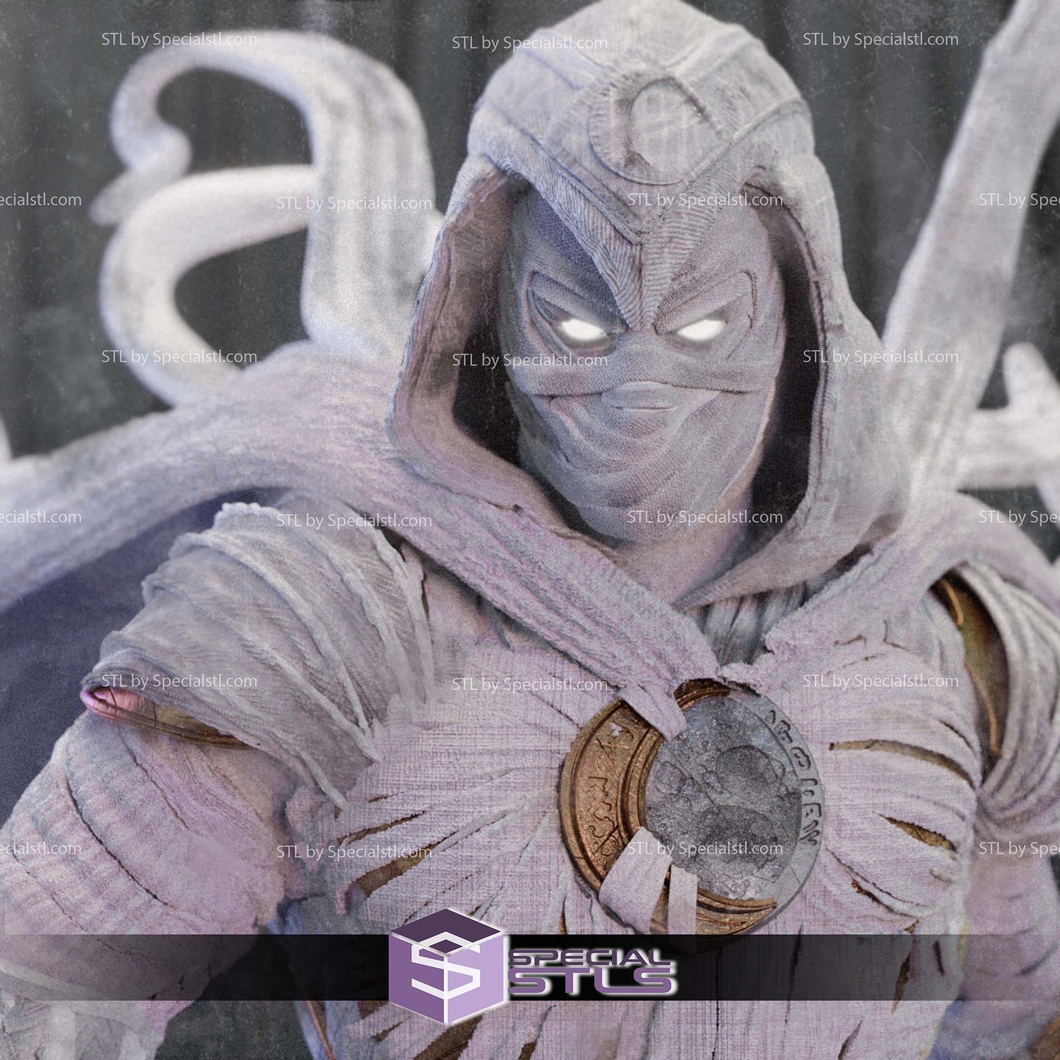 Moonknight Walking 3D Printer Files STL Model — view 5