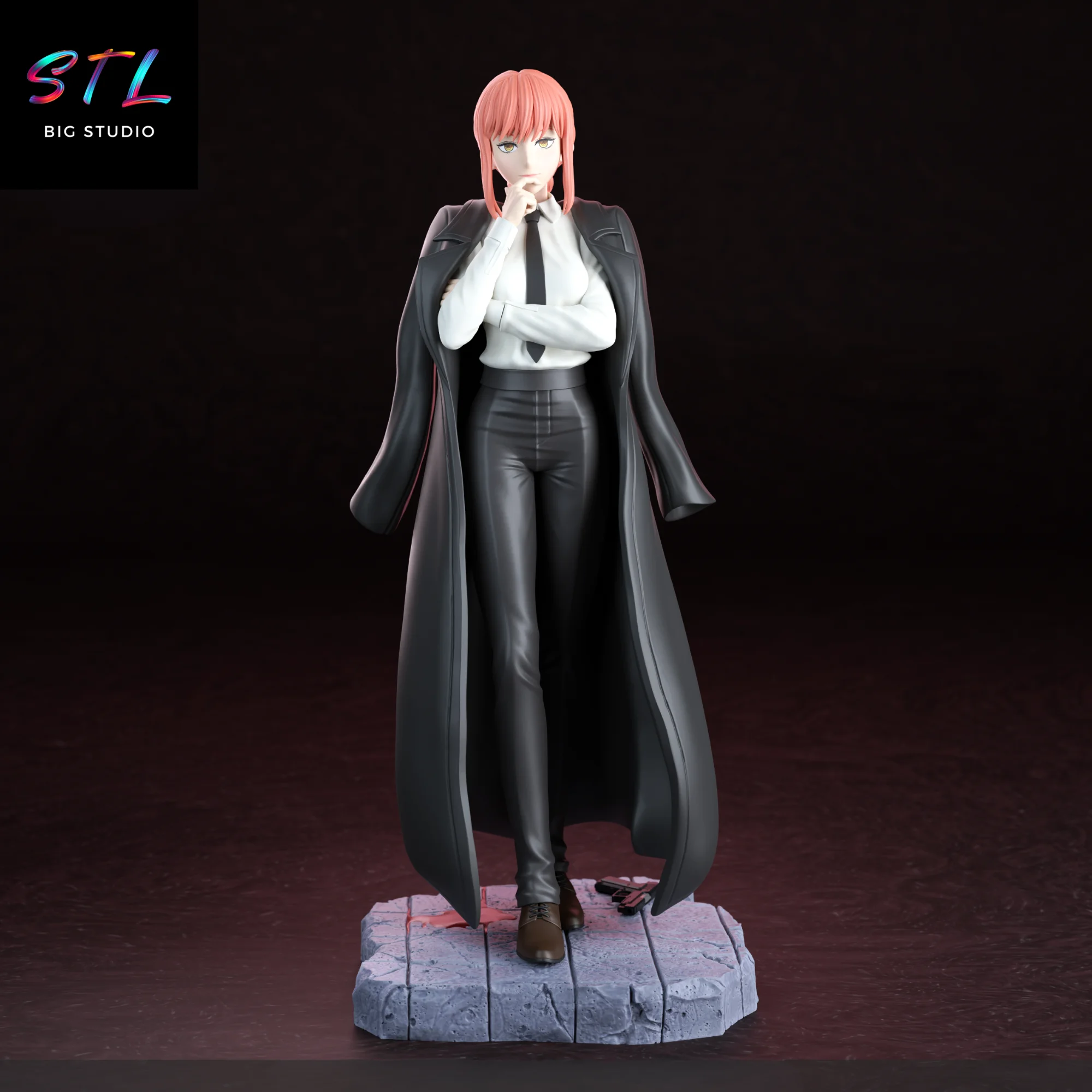 Makima STL Figure | Chainsaw Man | 3D Printable Model Model