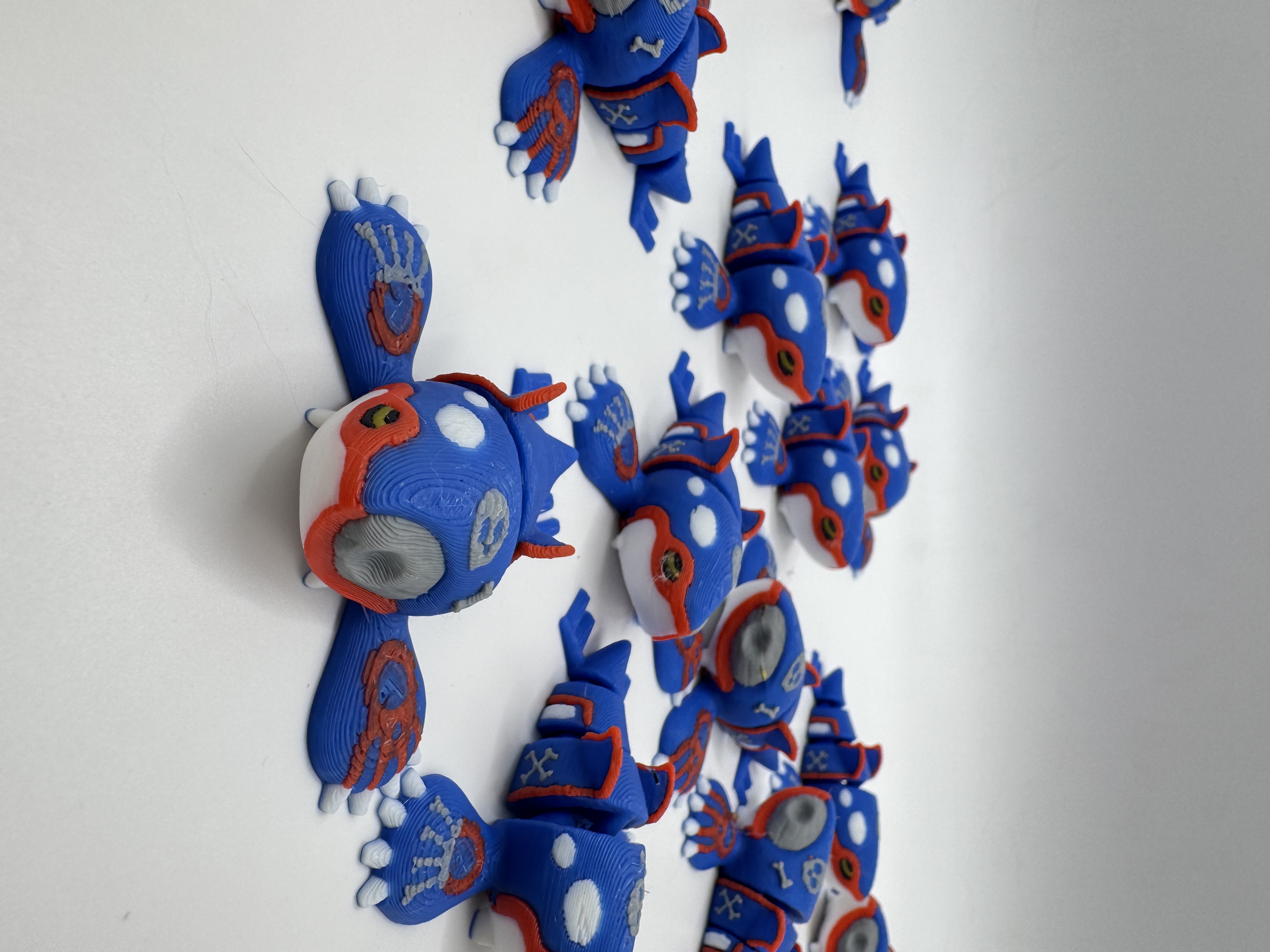 Halloween Articulated Kyogre (No support - 3MF included) 3D STL Model