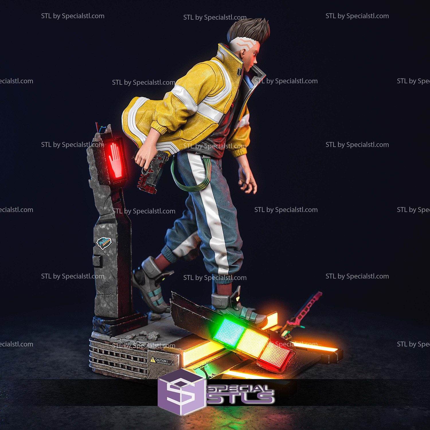 David Martinez Walking 3D Print Files STL Model — view 5