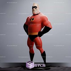 Mr Incredible Original STL Files 3D Model
