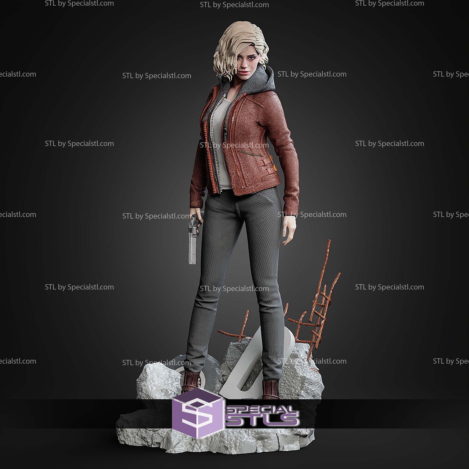 Grace Ashcroft Resident Evil 1-6 STL Files 3D Model — view 2