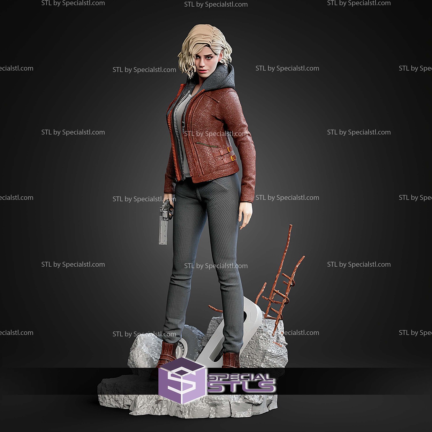 Grace Ashcroft Resident Evil 1-6 STL Files 3D Model — view 5