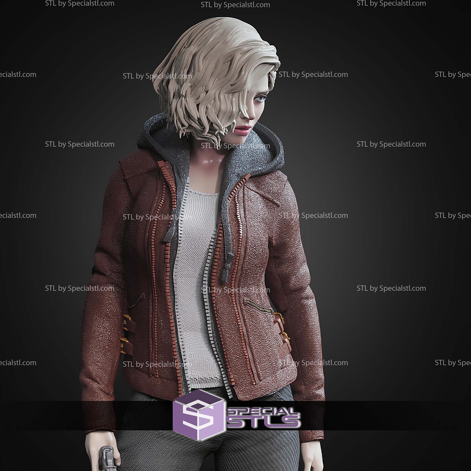 Grace Ashcroft Resident Evil 1-6 STL Files 3D Model — view 6