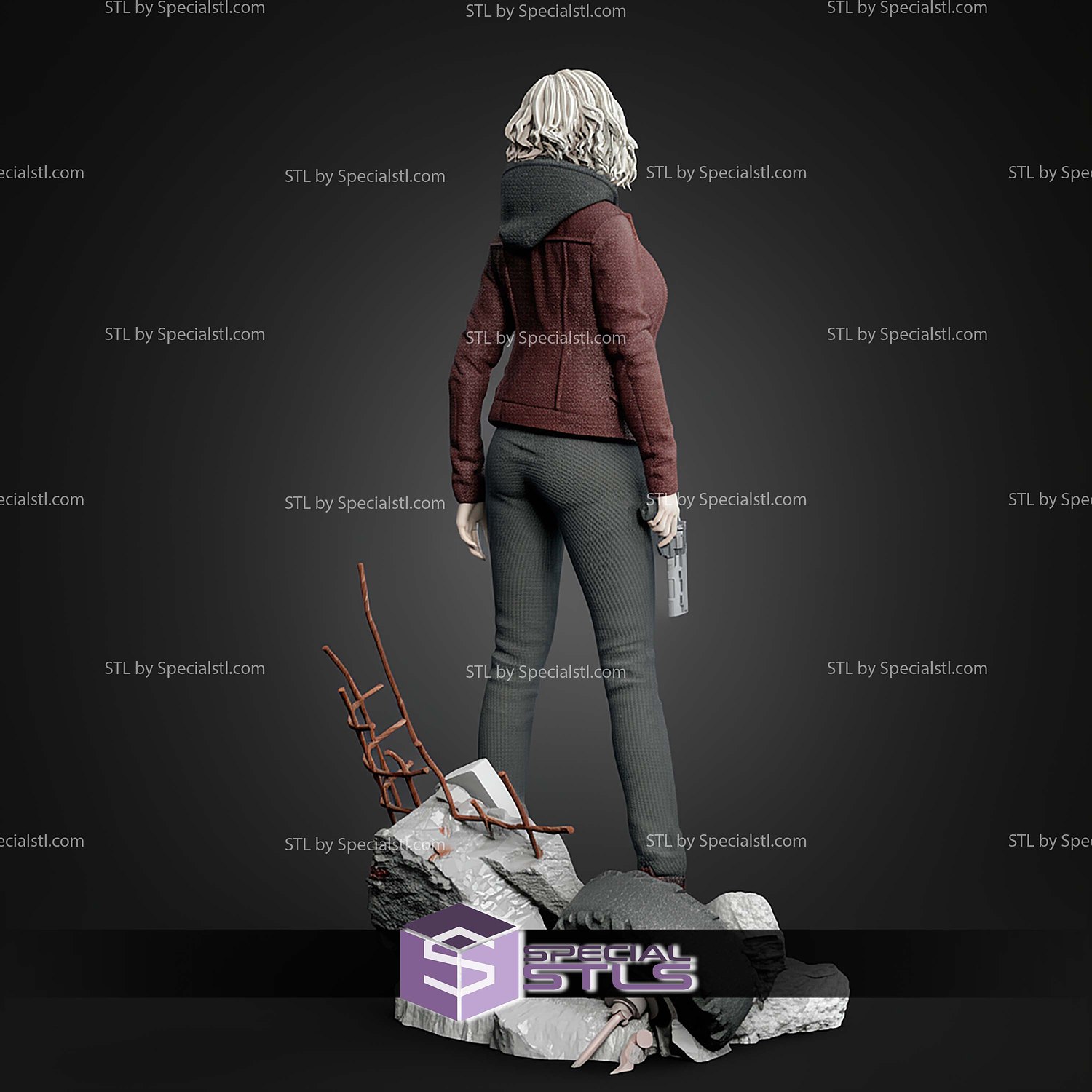 Grace Ashcroft Resident Evil 1-6 STL Files 3D Model — view 8
