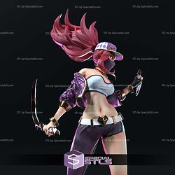 KDA Akali League Of Legends 3D Printer Files STL Model