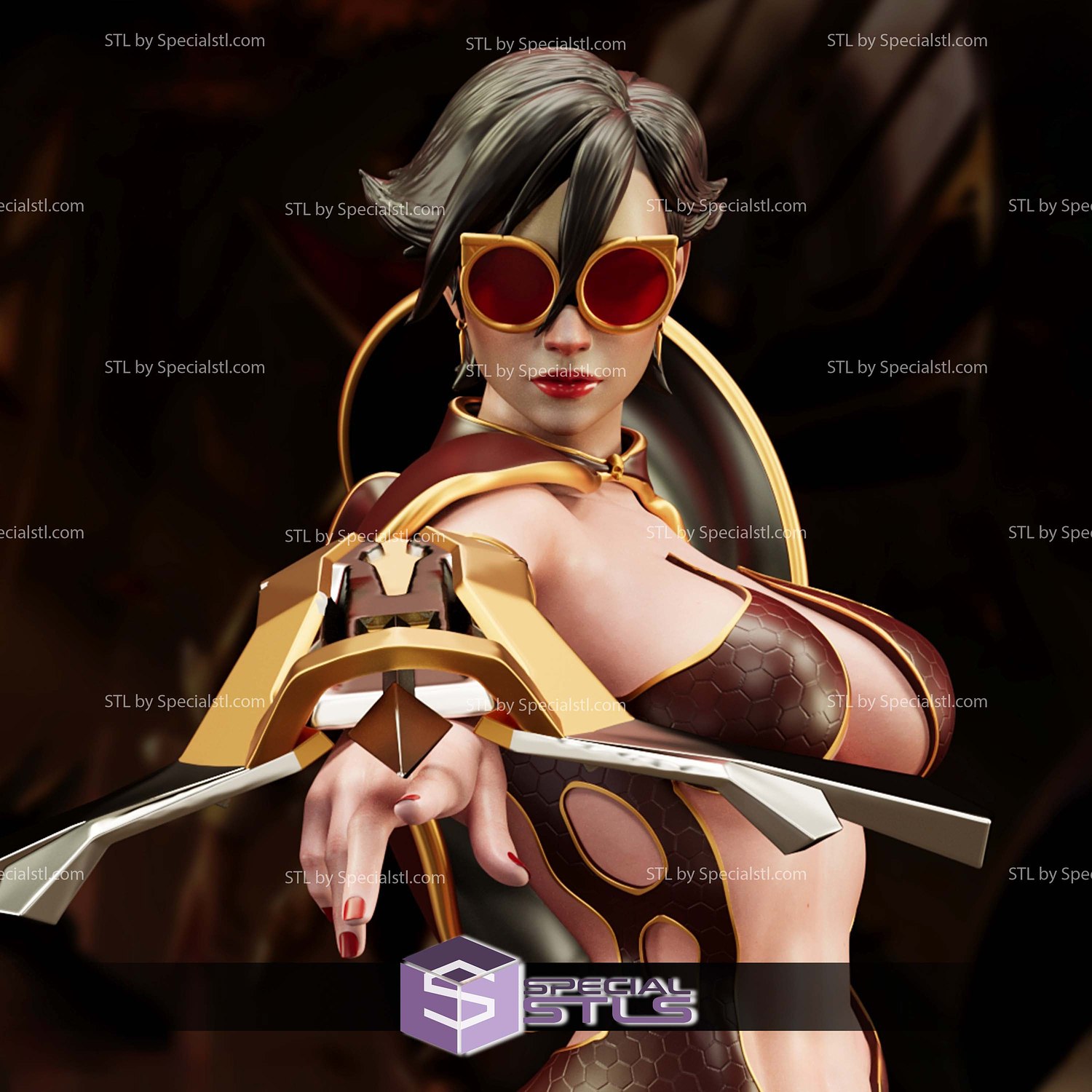Vayne League of Legends Standalone 3D Printer Files STL Model — view 3