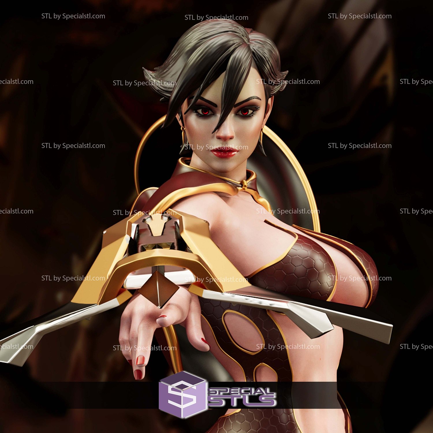 Vayne League of Legends Standalone 3D Printer Files STL Model — view 4