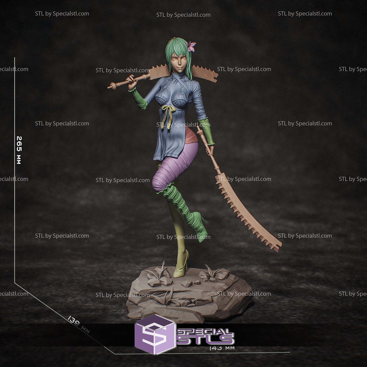 Kaine NieR Replicant 3D Printer Files STL Model — view 5