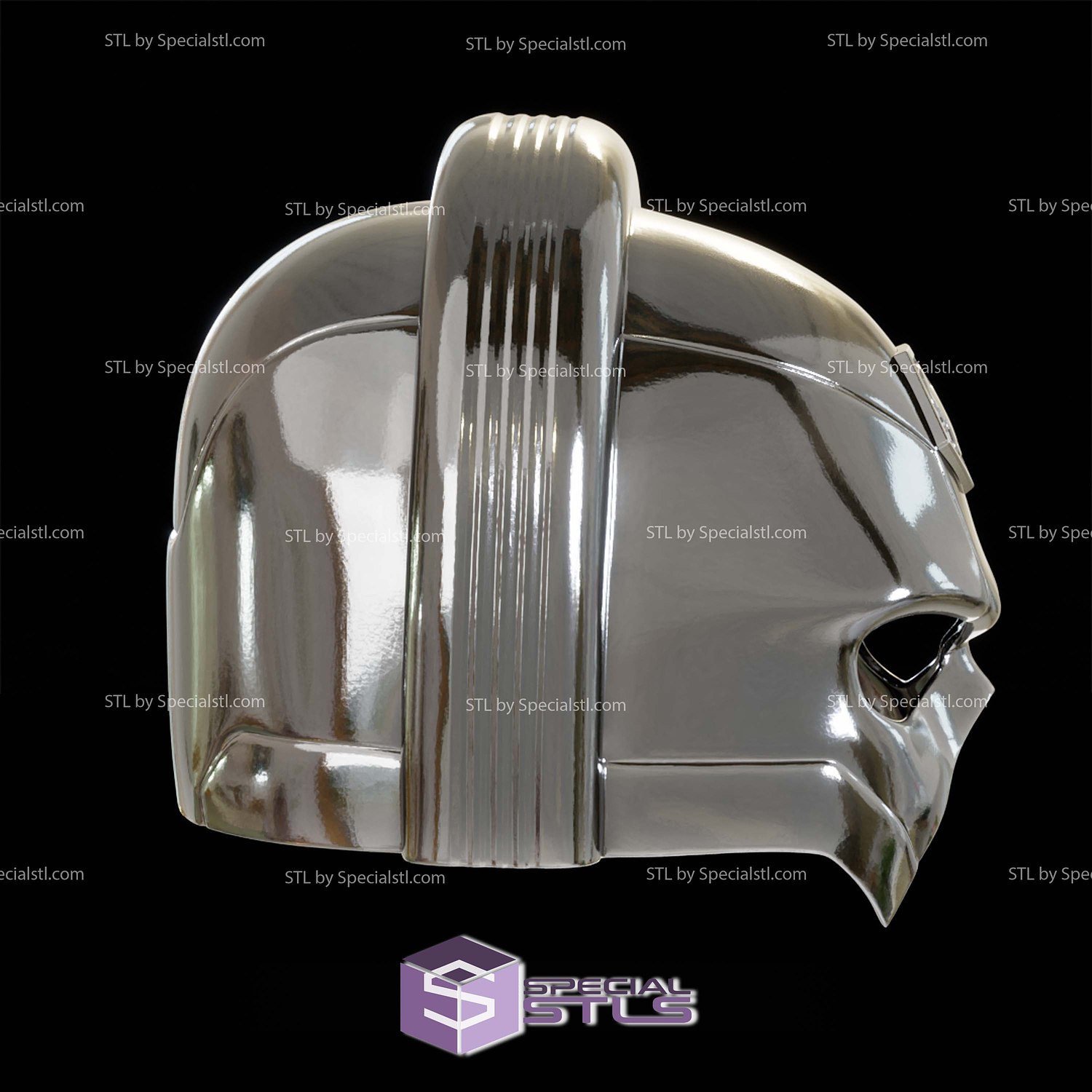 Cosplay STL Files Peacemaker Movie Helmet 3D Model — view 3