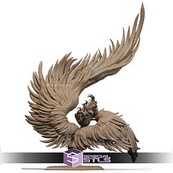 Sphinx Mythology Girl Fanart Bust STL Files 3D Model
