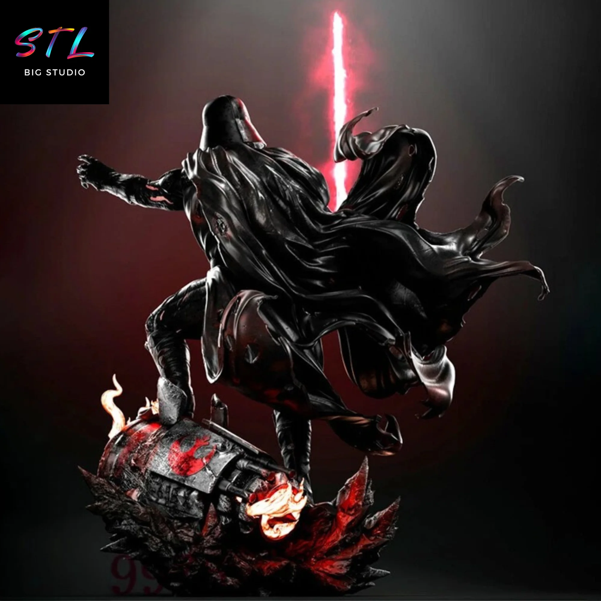 Darth Vader STL | Star Wars | Epic 3D Printable Figure Model — view 4