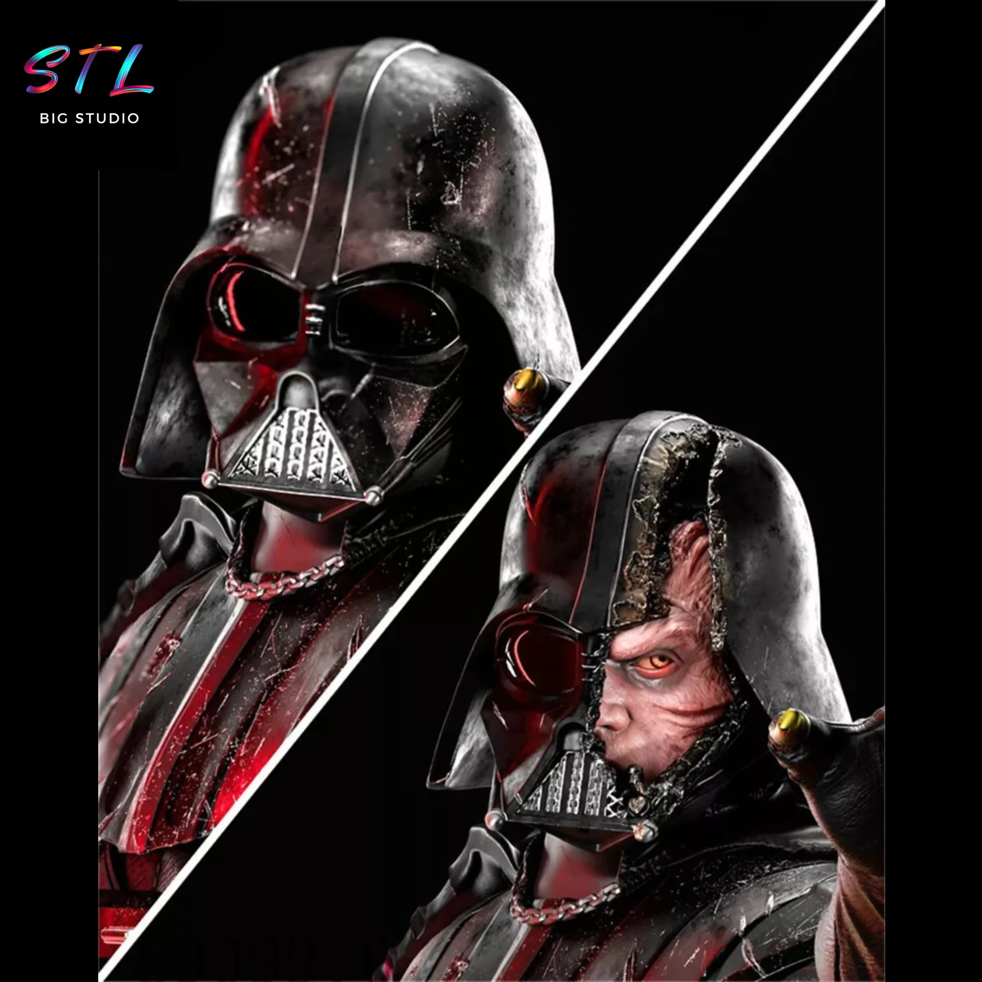 Darth Vader STL | Star Wars | Epic 3D Printable Figure Model — view 5