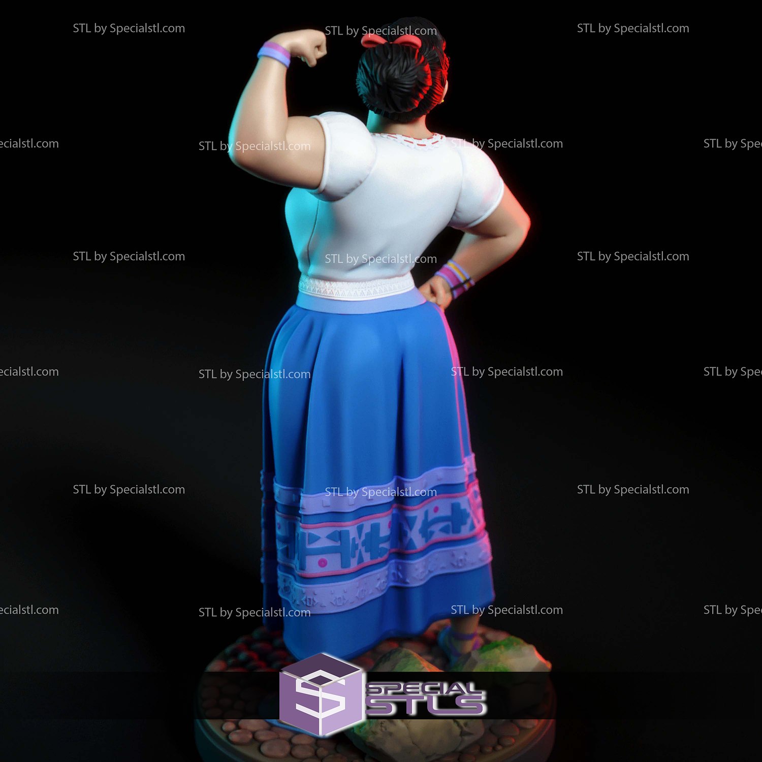 Luisa Madrigal Digital 3D Sculpture STL Model — view 3
