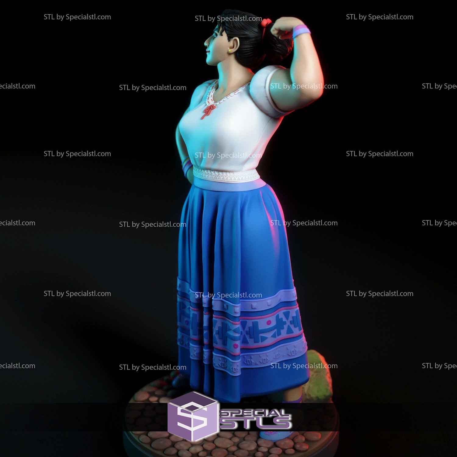 Luisa Madrigal Digital 3D Sculpture STL Model — view 4