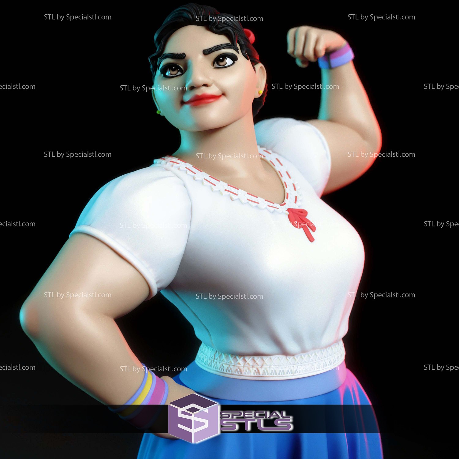 Luisa Madrigal Digital 3D Sculpture STL Model — view 5