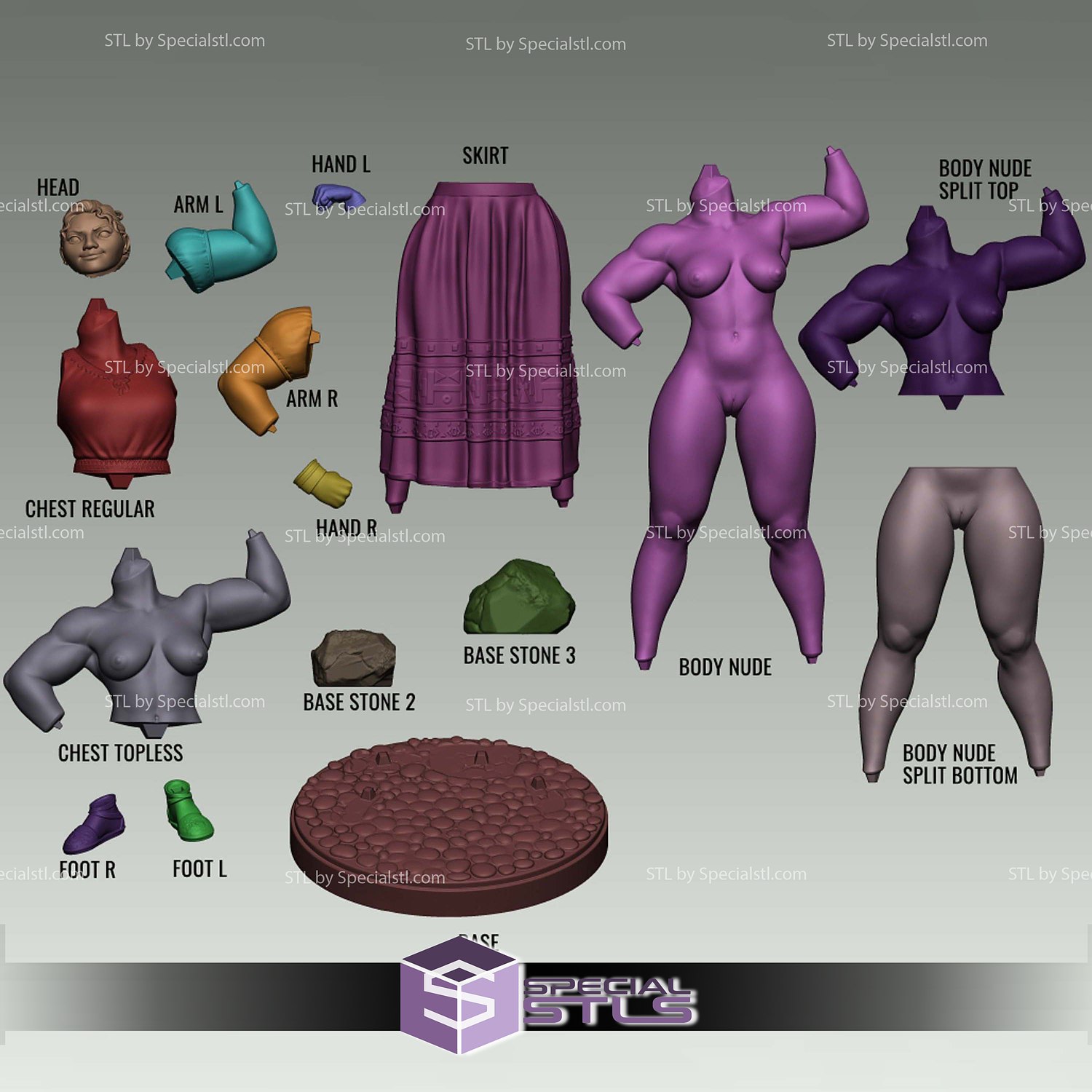 Luisa Madrigal Digital 3D Sculpture STL Model — view 6