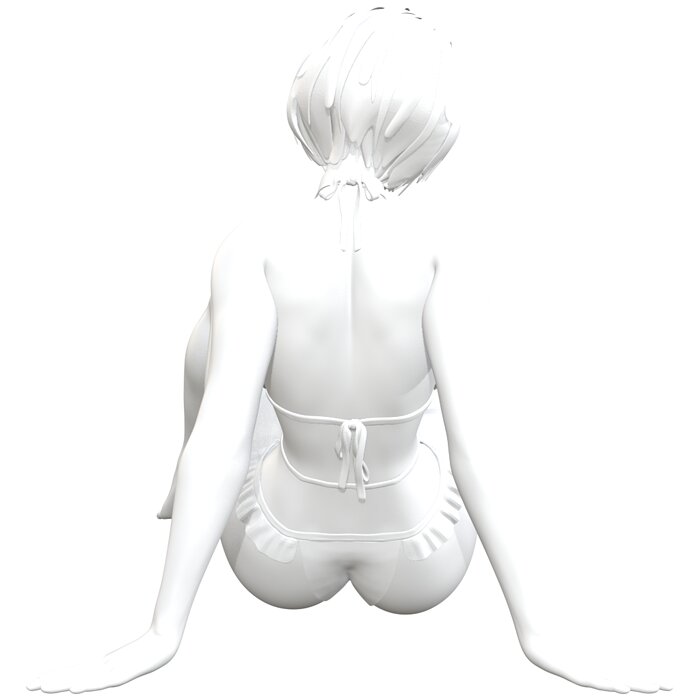 nier2b in biniki 3D STL Model — view 5