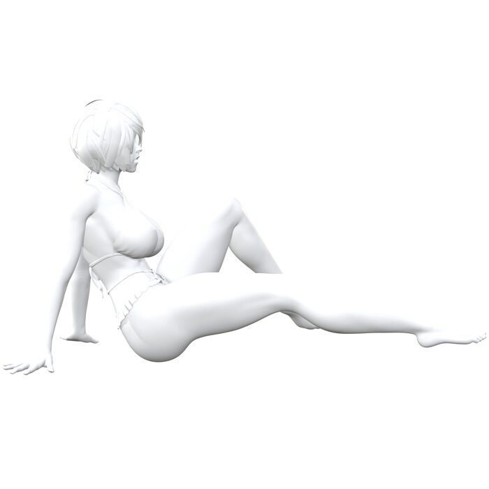 nier2b in biniki 3D STL Model — view 6