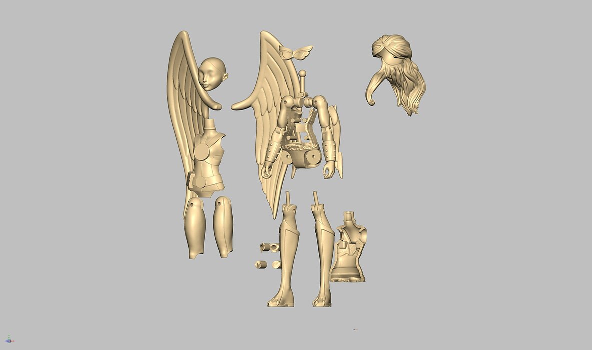 00076   Designed for 3D printing STL Model — view 2