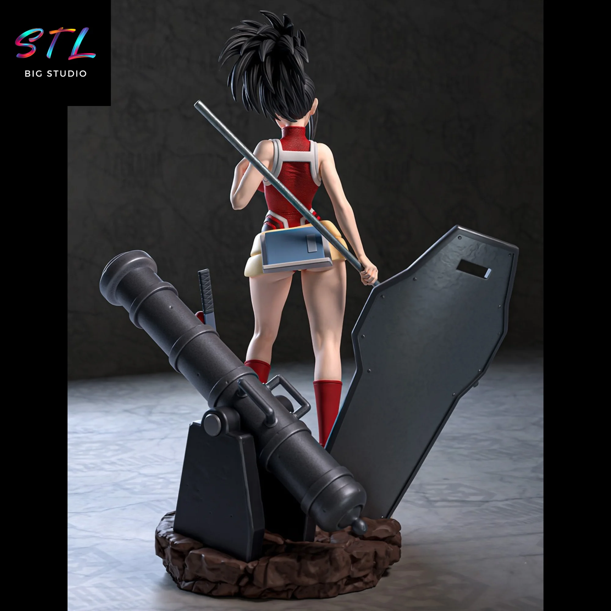 Momo Yaoyorozu STL | My Hero Academia | 3D Printable Figure Model — view 3