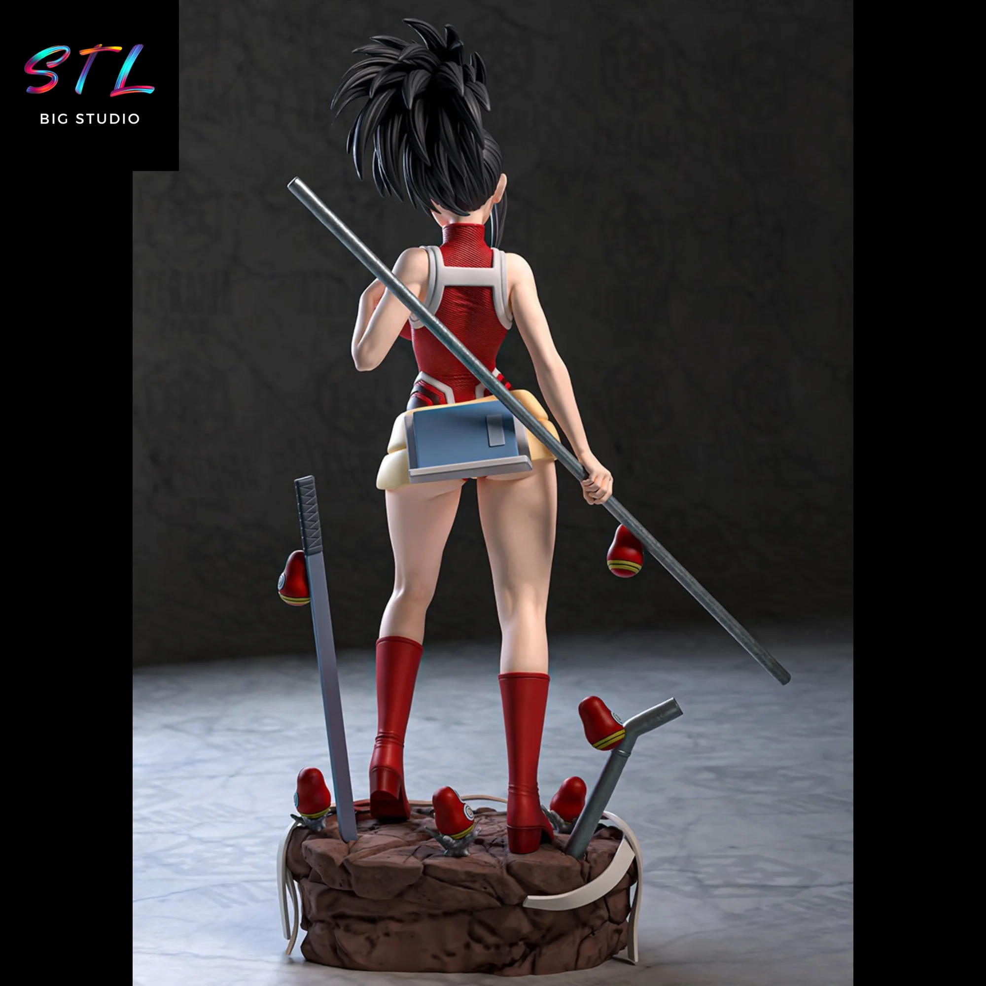 Momo Yaoyorozu STL | My Hero Academia | 3D Printable Figure Model — view 4