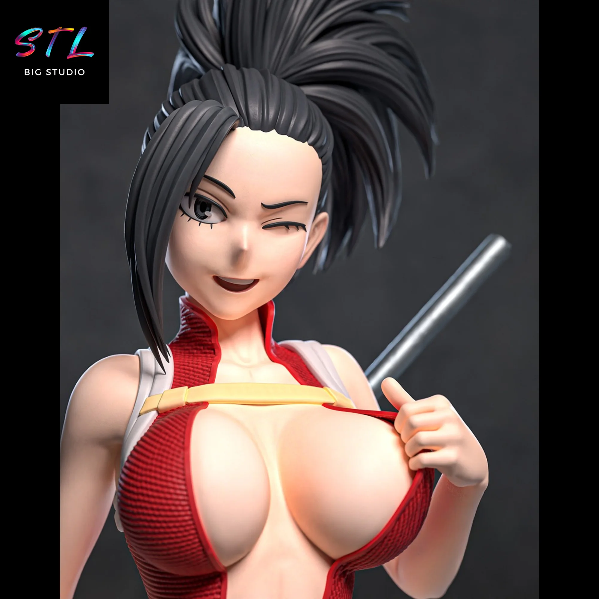 Momo Yaoyorozu STL | My Hero Academia | 3D Printable Figure Model — view 6