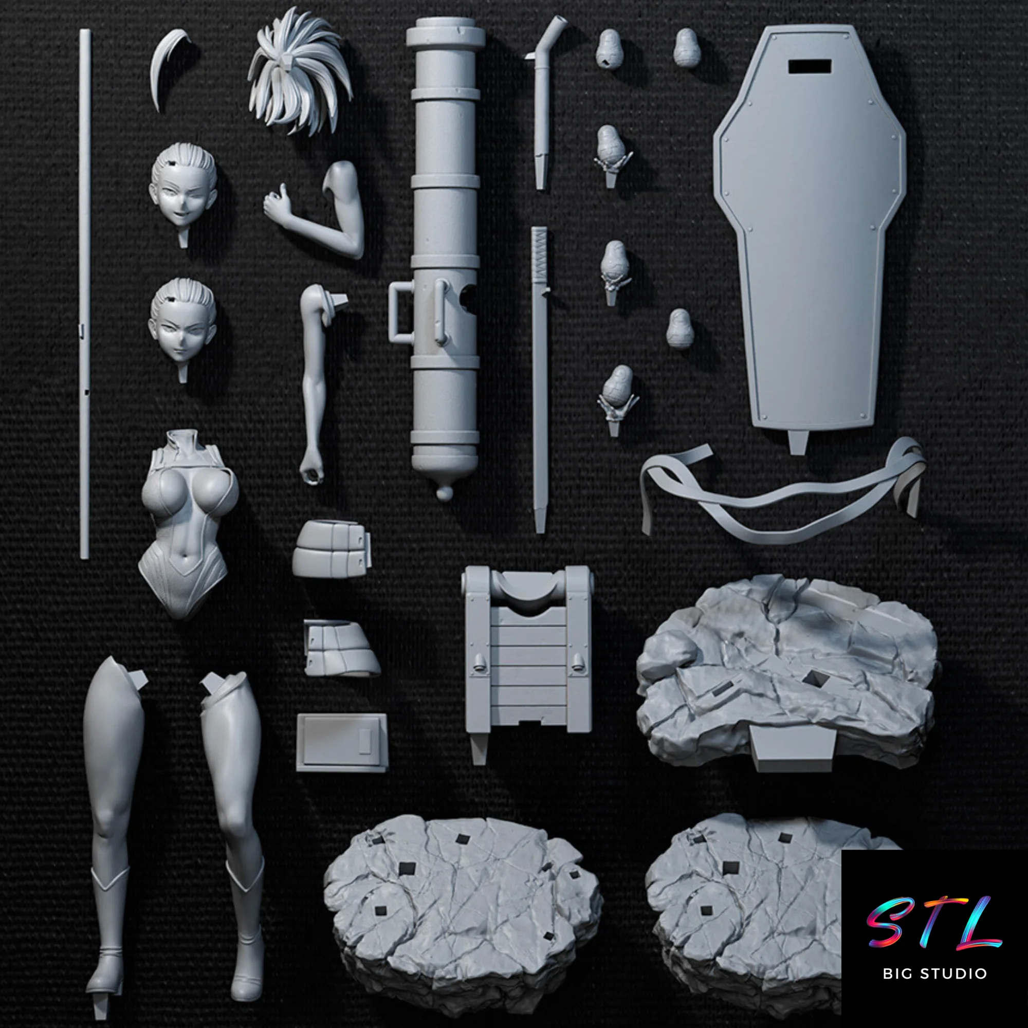 Momo Yaoyorozu STL | My Hero Academia | 3D Printable Figure Model — view 8