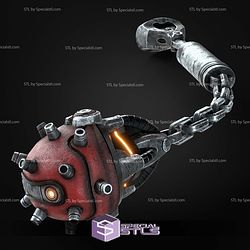 Cosplay STL Files Bolo Grenade Gear of War 3D Model