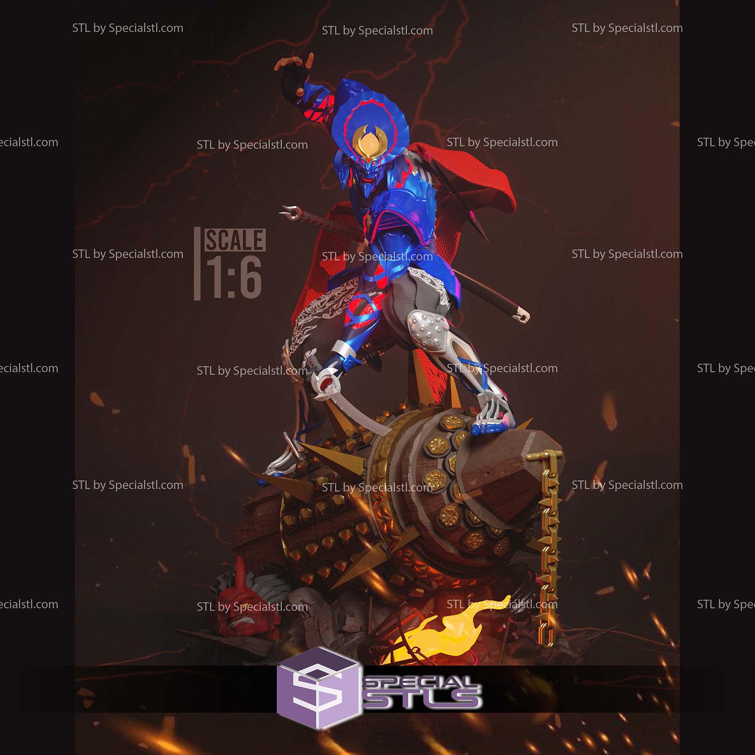 Yoshimitsu Battle Tekken 8 3D Printer Files STL Model — view 2
