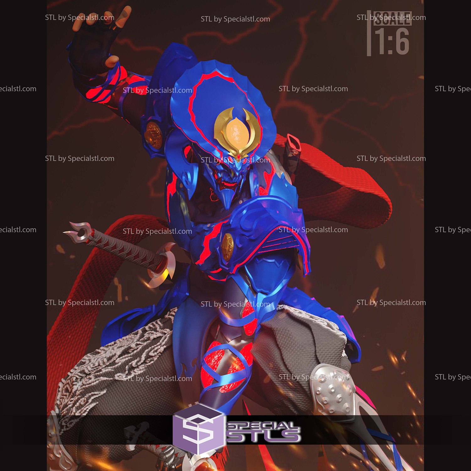 Yoshimitsu Battle Tekken 8 3D Printer Files STL Model — view 3