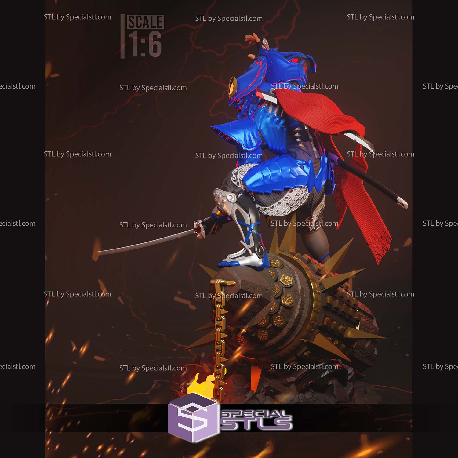 Yoshimitsu Battle Tekken 8 3D Printer Files STL Model — view 4