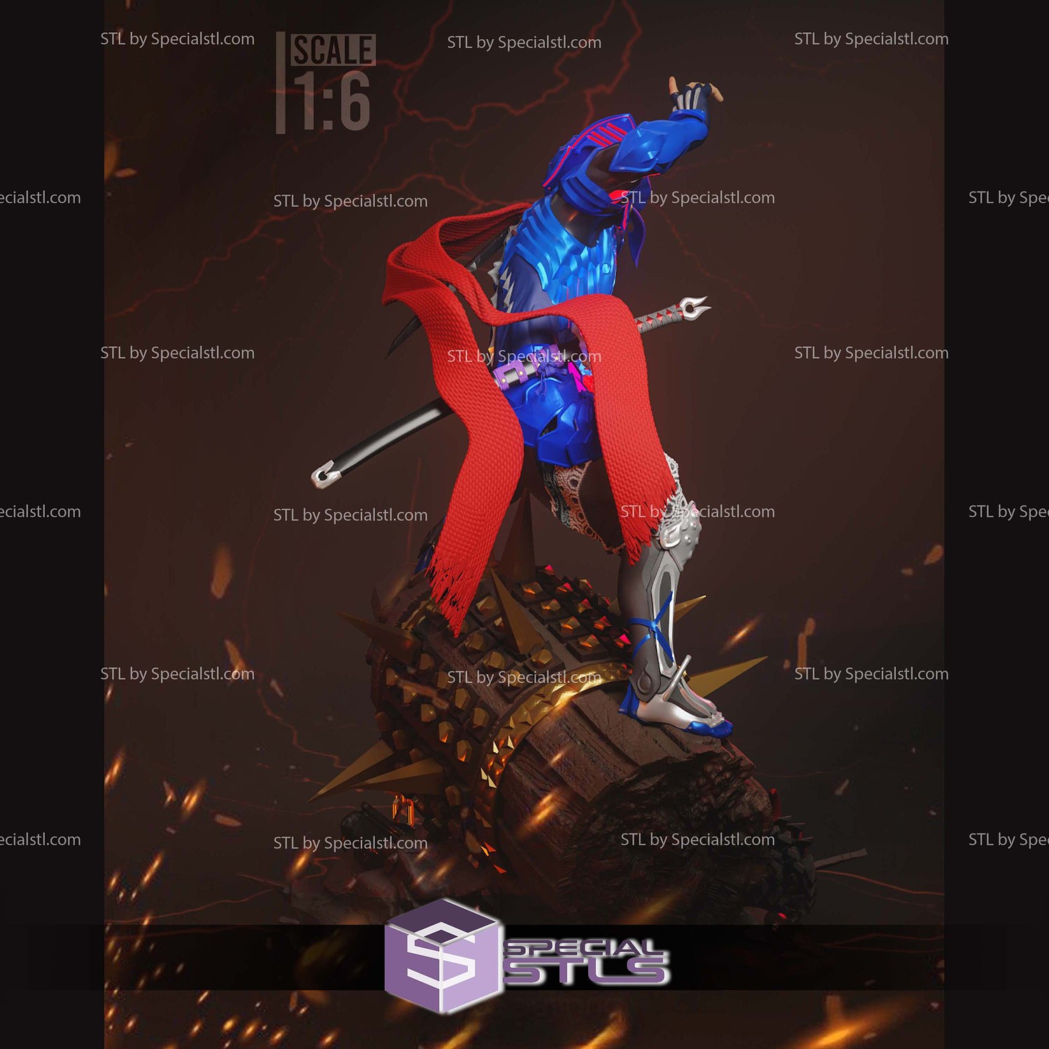 Yoshimitsu Battle Tekken 8 3D Printer Files STL Model — view 5