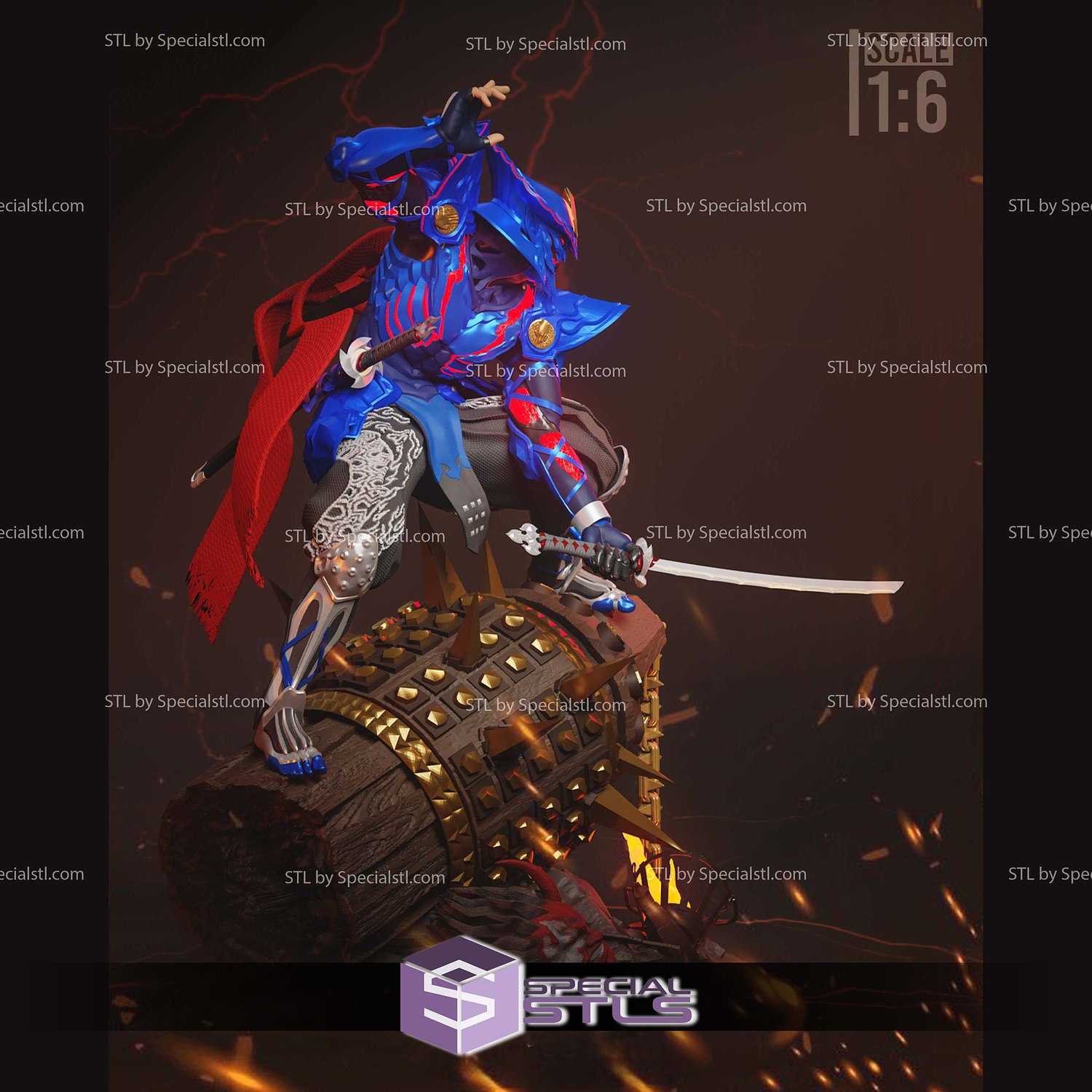 Yoshimitsu Battle Tekken 8 3D Printer Files STL Model — view 6