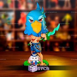 Sunraku Chibi STL Files 3D Model