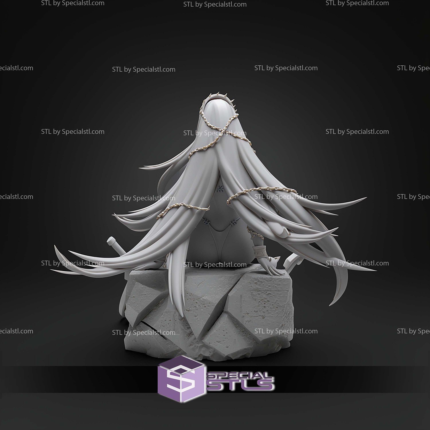 Zenobia Fate Go 148mm STL Files 3D Model — view 3