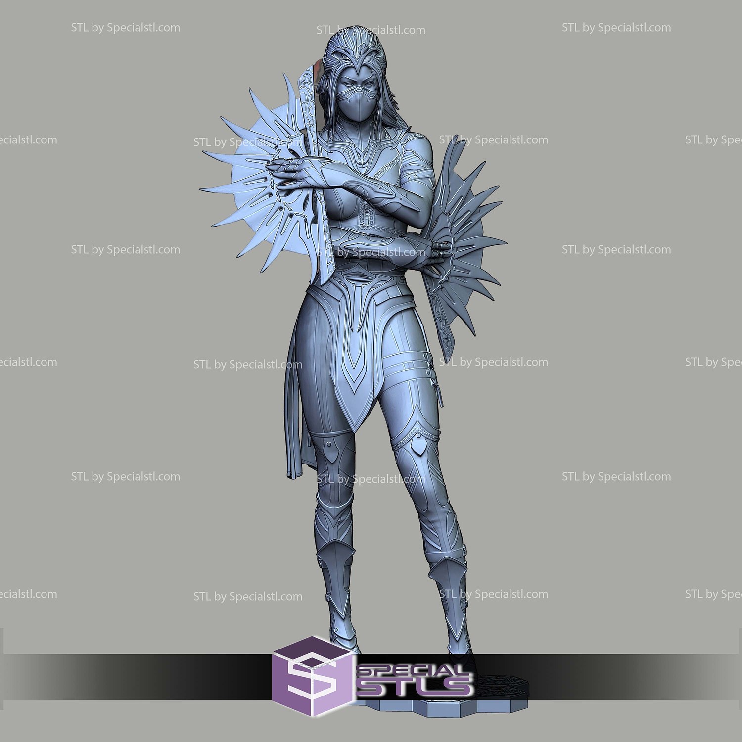 Kitana Mortal Kombat 12 3D Printer Files STL Model — view 2