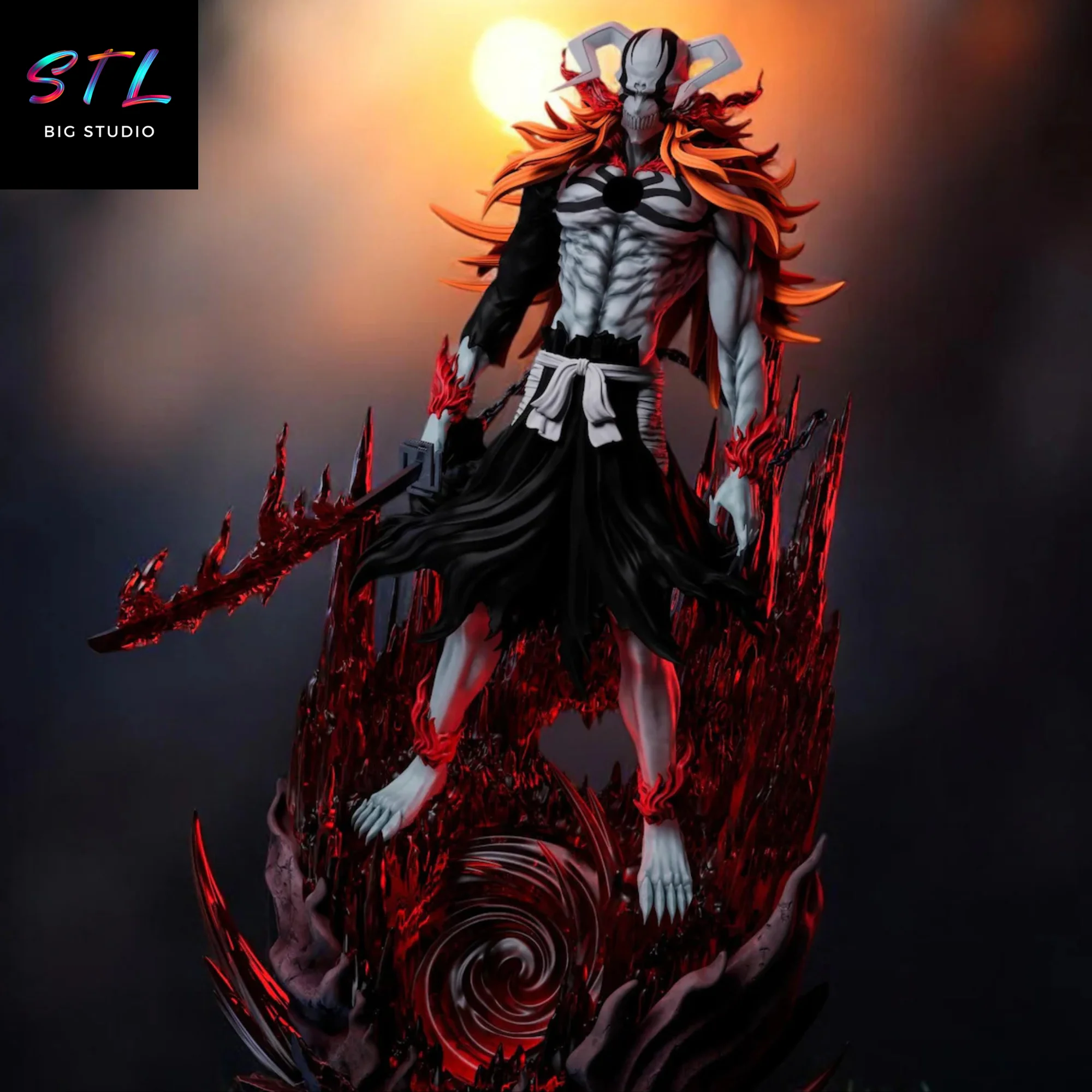 Ichigo Hollow STL | Bleach | 3D Figure to Print Model