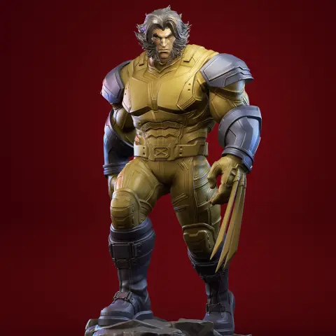 Wolverine Marvel Rivals 3D Printer Files | Assembly STL Model