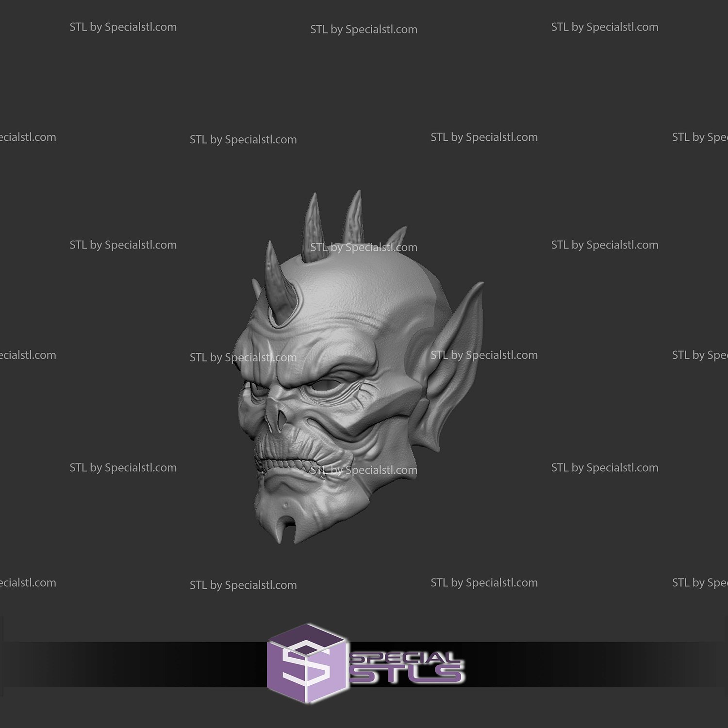 Cosplay STL Files Hordak Head MOTU 3D Model — view 2