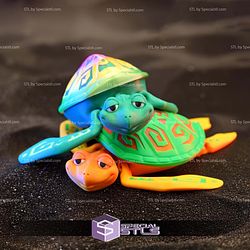 Super Basic STL - Tattooed Turtle 3D Model