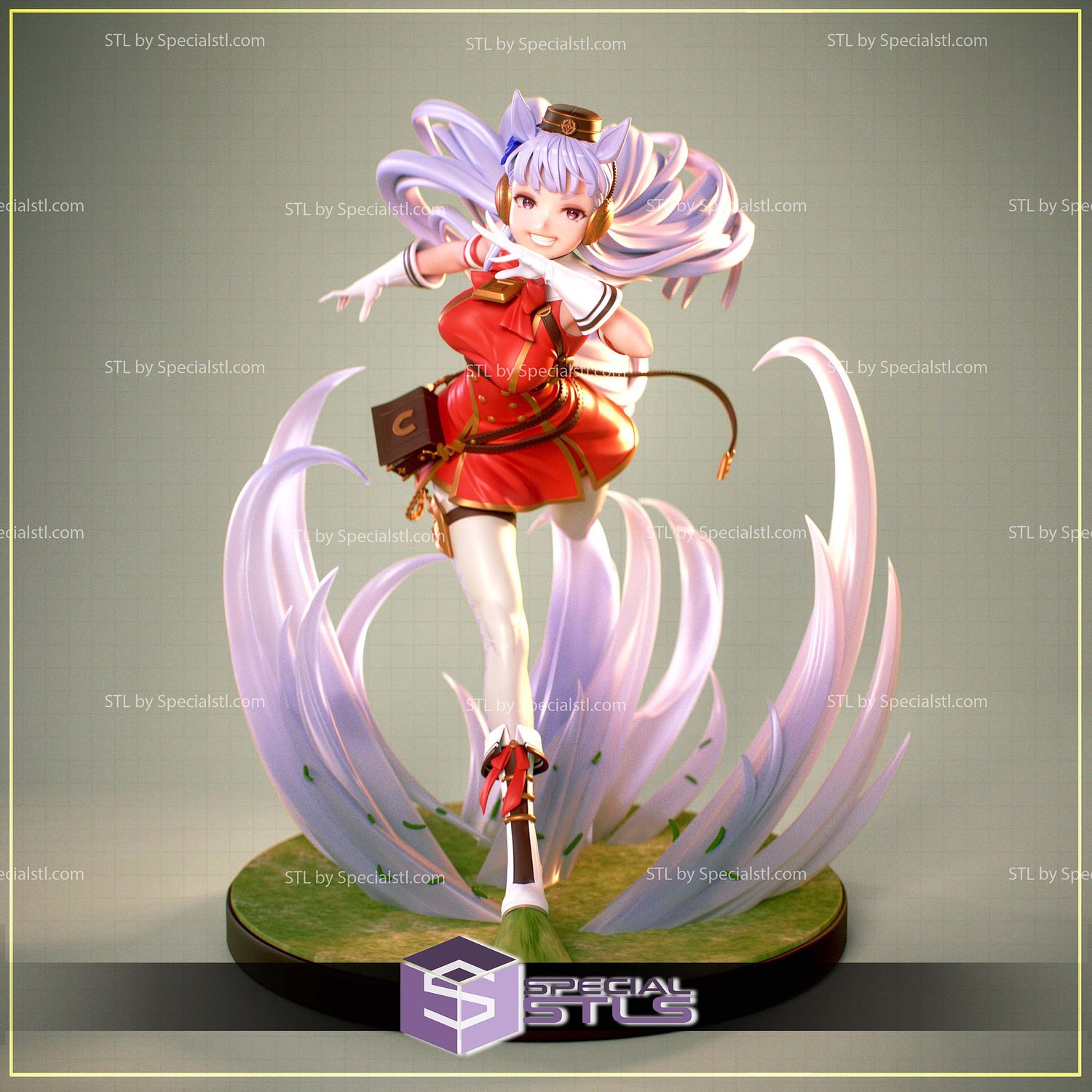 Gold Ship Uma Musume Game Running 3D Printer Files STL Model — view 2