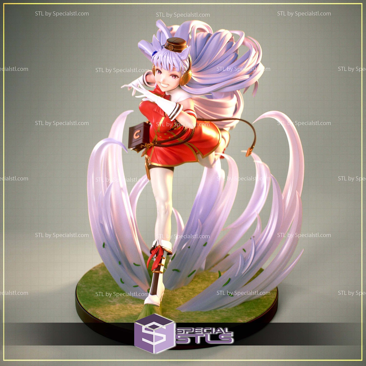 Gold Ship Uma Musume Game Running 3D Printer Files STL Model — view 3