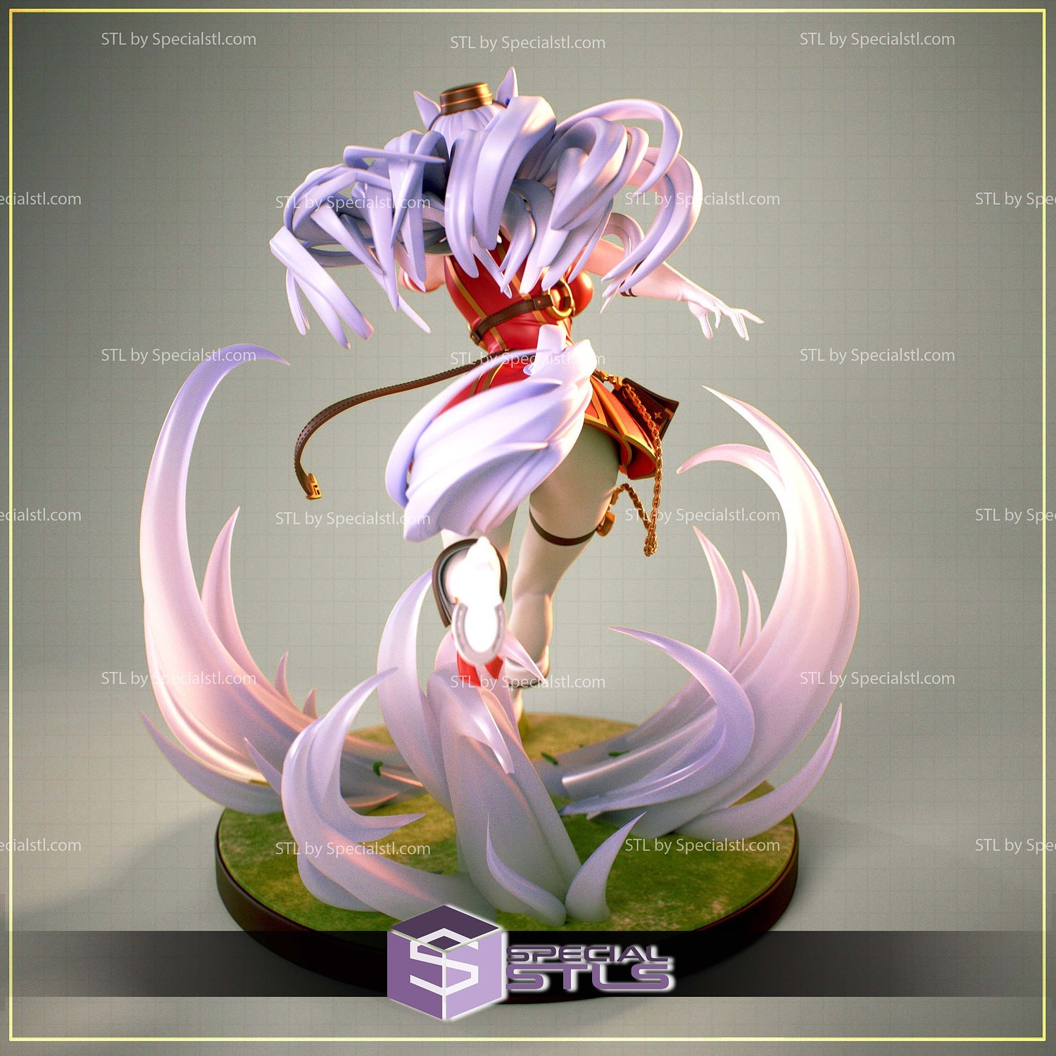 Gold Ship Uma Musume Game Running 3D Printer Files STL Model — view 4