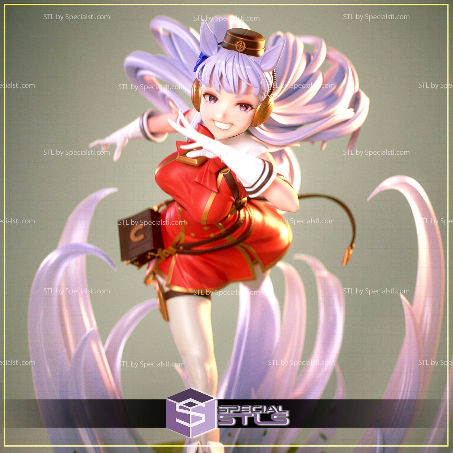 Gold Ship Uma Musume Game Running 3D Printer Files STL Model — view 5