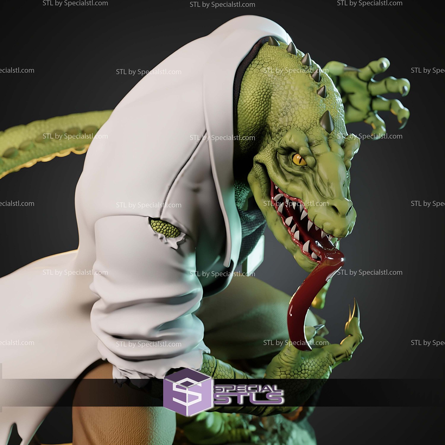 Lizard The Animated Series STL Files 3D Model — view 7