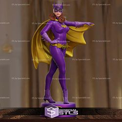 Batgirl 1966 Sculptures 3D Printing STL Model