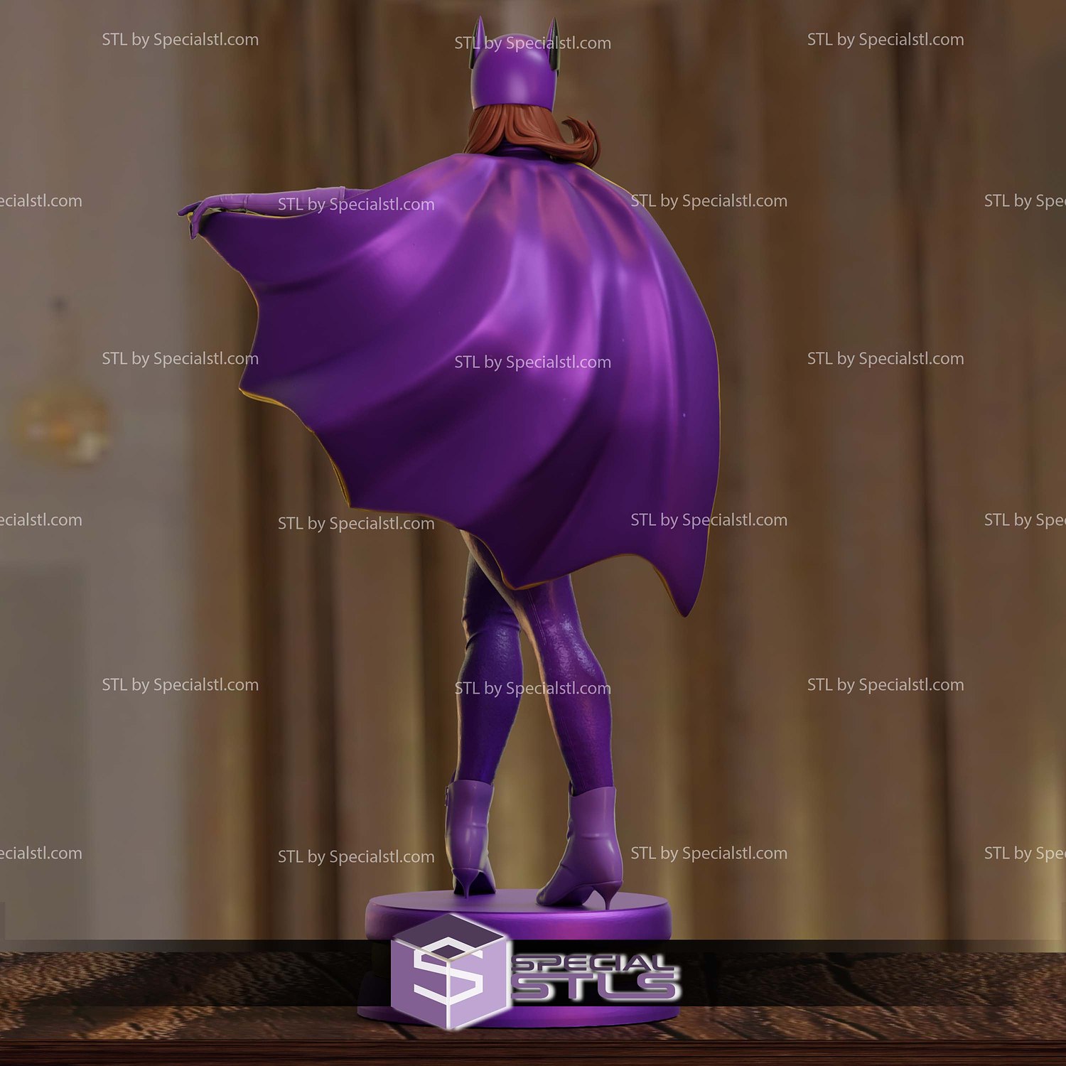Batgirl 1966 Sculptures 3D Printing STL Model — view 2
