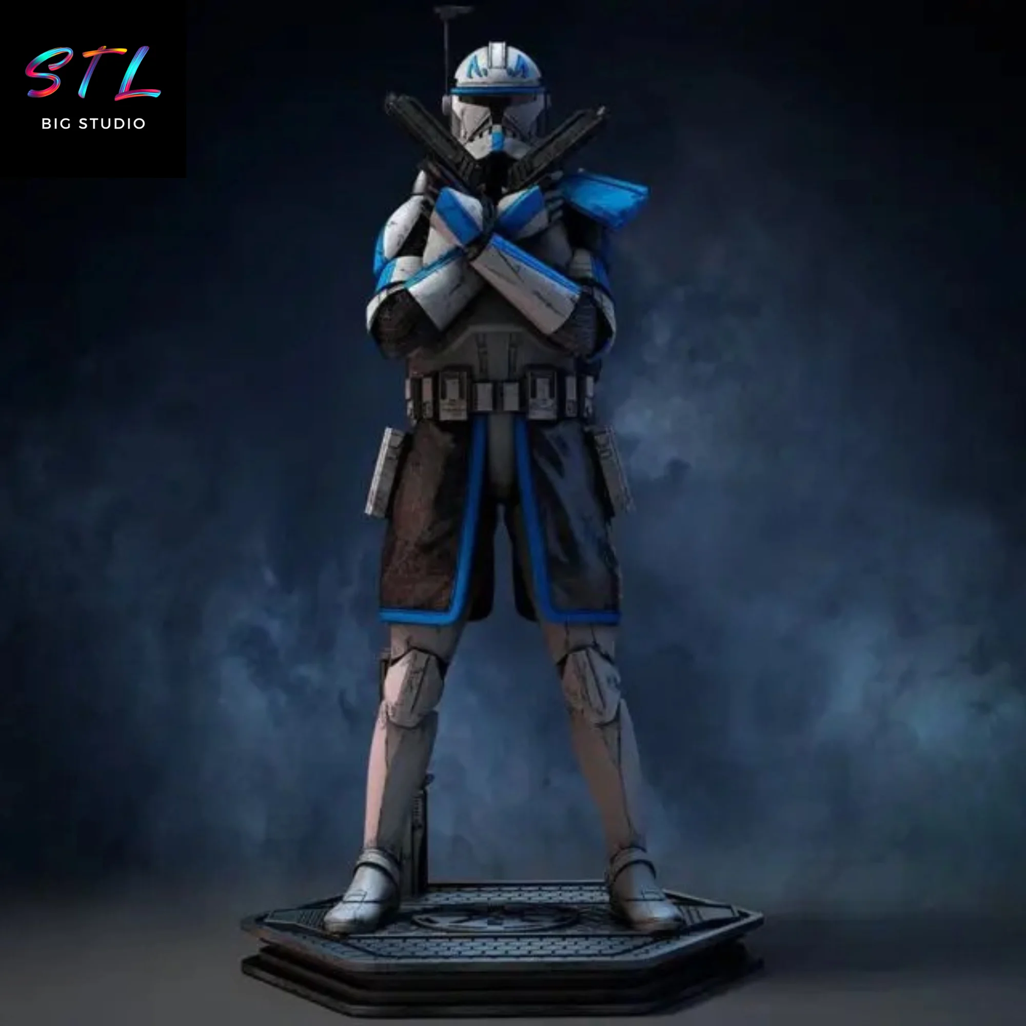 Captain Rex STL | Star Wars – The Clone Wars | 3D Printable Model Model