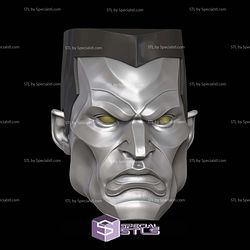 Custom Head STL Collection - Colossus Marvel Legend Size 3D Model
